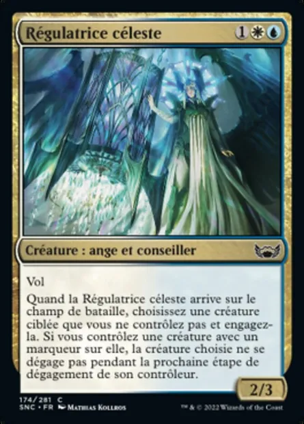 Régulatrice céleste, carte Magic SNC 174 — extension Les rues de la Nouvelle-Capenna