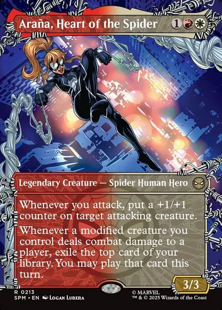 Araña, Heart of the Spider, Magic card SPM 213 — Marvel's Spider-Man set