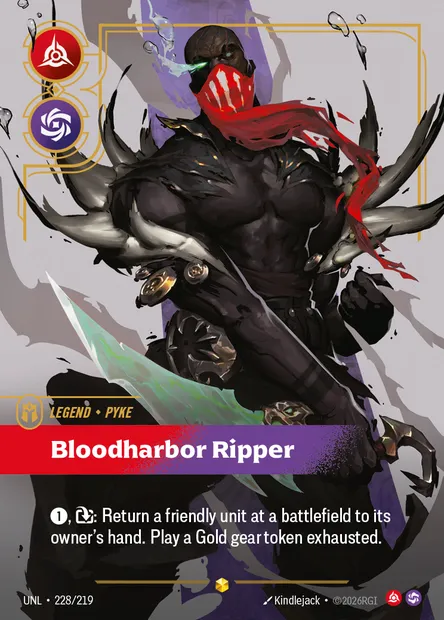 Bloodharbor Ripper, carte Riftbound UNL 228 — extension Unleashed