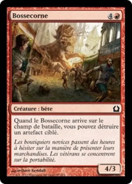 Bossecorne, carte Magic RTR 87 — extension Retour à Ravnica
