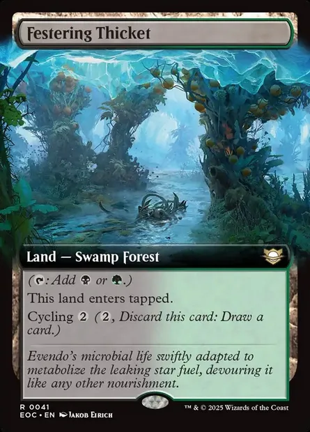 Festering Thicket, Magic card EOC 41 — Edge of Eternities Commander set