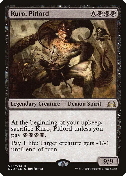 Kuro, Pitlord, Magic card DVD 44 — Duel Decks Anthology: Divine vs. Demonic set
