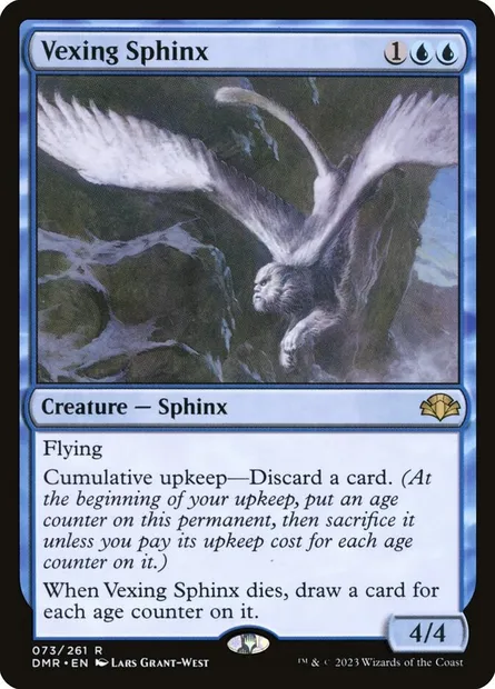 Vexing Sphinx, Magic card DMR 73 — Dominaria Remastered set