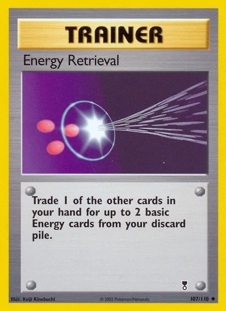 Energy Retrieval, Pokémon card LC 107 — Legendary Collection set