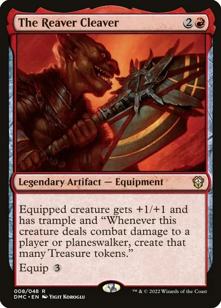 The Reaver Cleaver, Magic card DMC 8 — Dominaria United Commander set