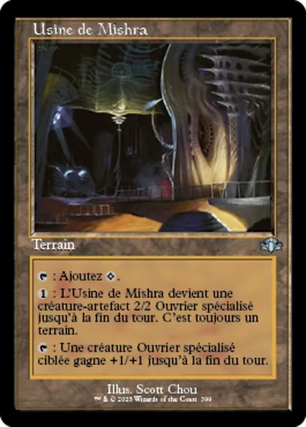 Usine de Mishra, carte Magic DMR 399 — extension Dominaria Remastered