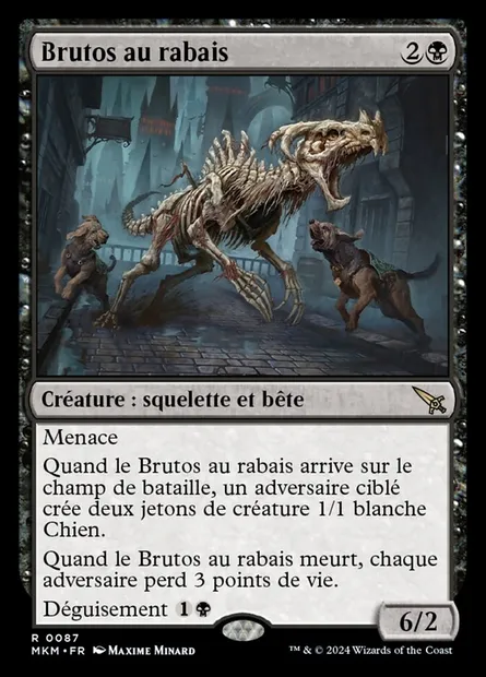 Brutos au rabais, carte Magic MKM 87 — extension Murders at Karlov Manor