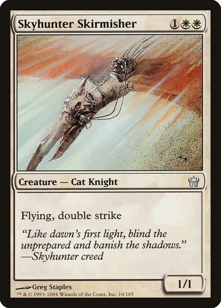 Assaillante chasseciel, carte Magic 5DN 16 — extension La Cinquième Aube