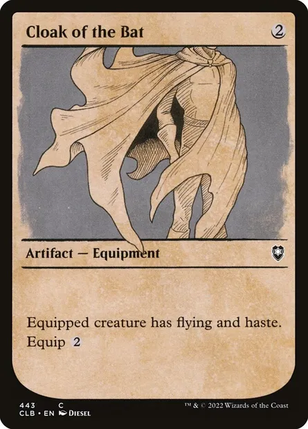 Cloak of the Bat, Magic card CLB 443 — Commander Legends: Battle for Baldur's Gate set