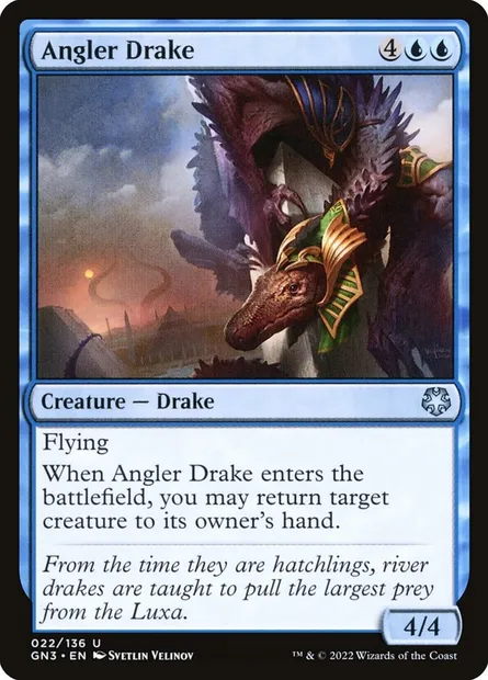 Angler Drake, Magic card GN3 22 — Game Night: Free-for-All set