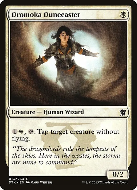 Dromoka Dunecaster, Magic card DTK 13 — Dragons of Tarkir set