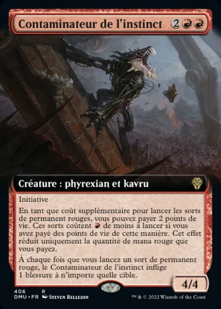 Contaminateur de l'instinct, carte Magic DMU 406 — extension Dominaria Uni