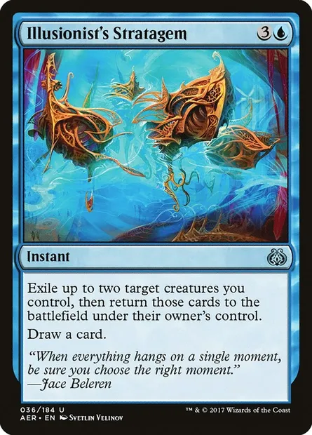 Illusionist's Stratagem, Magic card AER 36 — Aether Revolt set