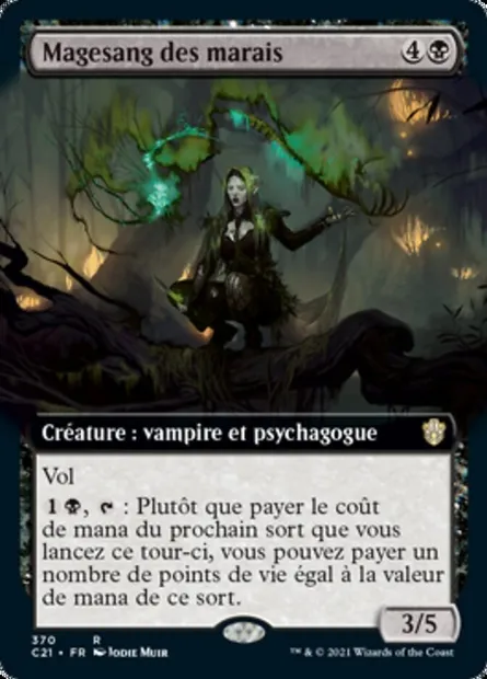 Magesang des marais, carte Magic C21 370 — extension Commander 2021
