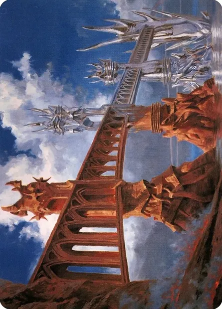 Silverbluff Bridge // Silverbluff Bridge, Magic card AMH2 78 — Modern Horizons 2 Art Series set