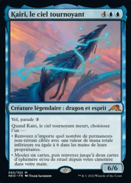 Kairi, le ciel tournoyant, carte Magic NEO 60 — extension Kamigawa: La Dynastie Néon