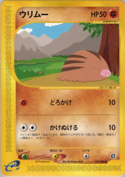 Marcacrin, carte Pokémon E5 057 — extension The Mysterious Mountains