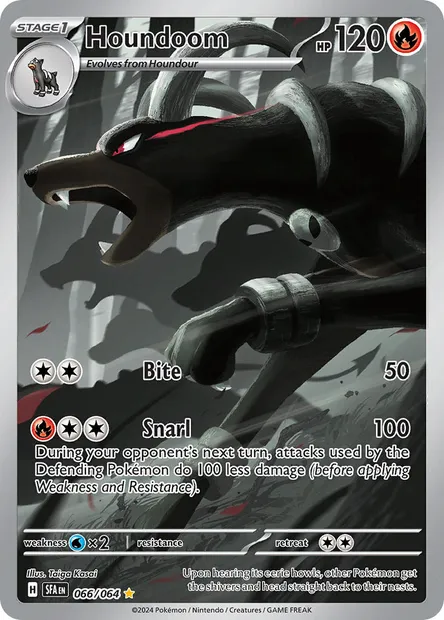 Houndoom, Pokémon card SFA 066 — Shrouded Fable set