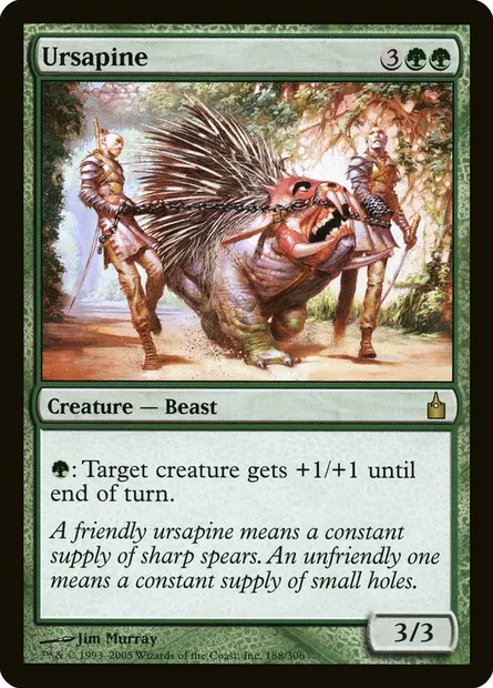 Ursapine, Magic card RAV 188 — Ravnica: City of Guilds set