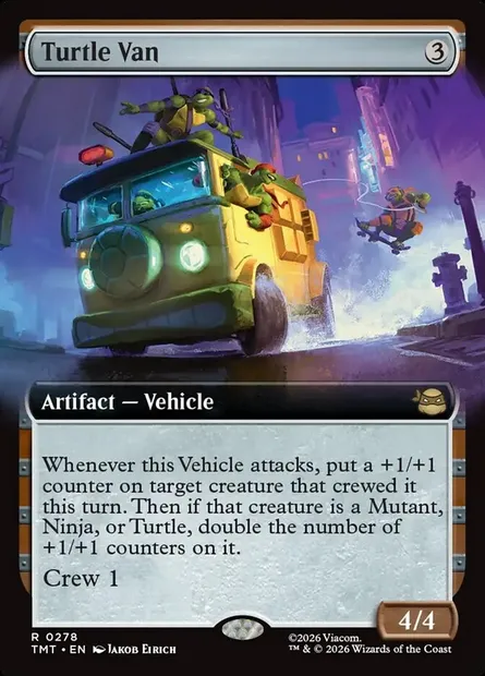 Turtle Van, Magic card TMT 278 — Teenage Mutant Ninja Turtles set