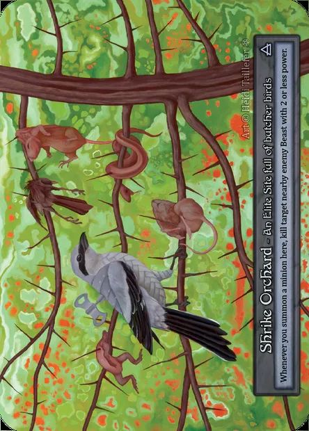 Shrike Orchard, Sorcery card GOT 423 — Gothic set