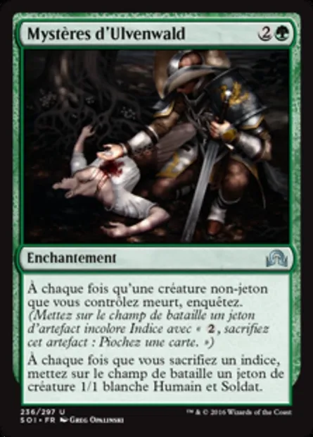 Mystères d'Ulvenwald, carte Magic SOI 236 — extension Ténèbres sur Innistrad