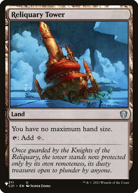 Reliquary Tower, Magic card PLST C21-311 — The List set