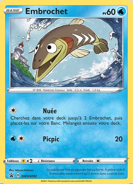 Embrochet, carte Pokémon SWSH 093 — extension Promo SWSH