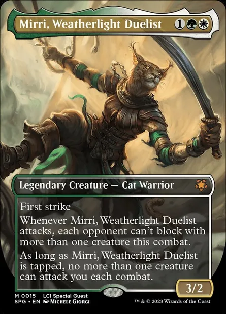 Mirri, Weatherlight Duelist, Magic card SPG 15 — Special Guests set
