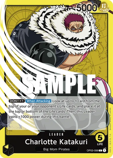 Charlotte Katakuri, carte One Piece OP03-099 — extension PILLARS OF STRENGTH