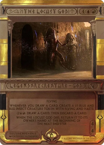 The Locust God, Magic card MP2 51 — Amonkhet Invocations set