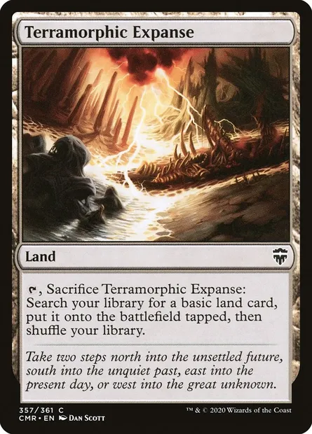 Terramorphic Expanse, Magic card CMR 357 — Commander Legends set