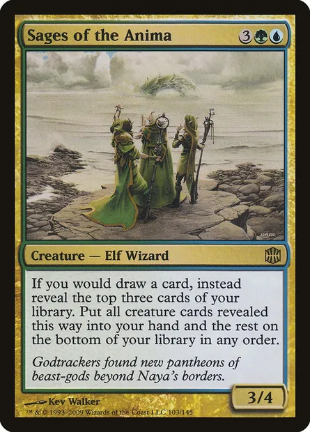 Sages of the Anima, Magic card ARB 103 — Alara Reborn set