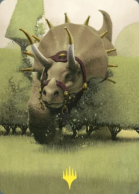 Regal Behemoth // Regal Behemoth, Magic card ACMM 43 — Commander Masters Art Series set