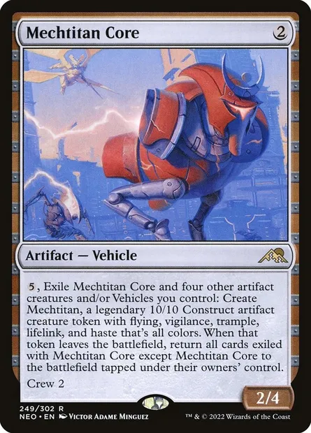 Mechtitan Core, Magic card NEO 249 — Kamigawa: Neon Dynasty set