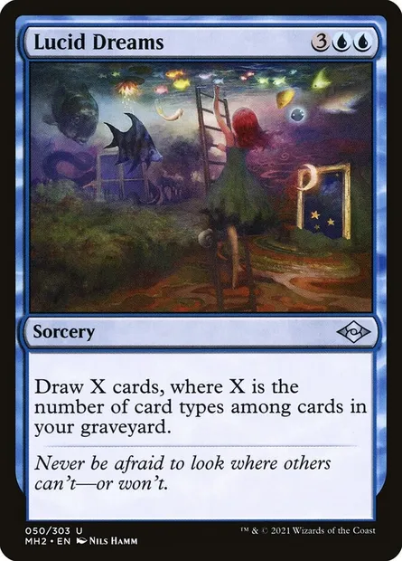 Lucid Dreams, Magic card MH2 50 — Modern Horizons 2 set
