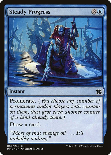 Steady Progress, Magic card MM2 58 — Modern Masters 2015 set