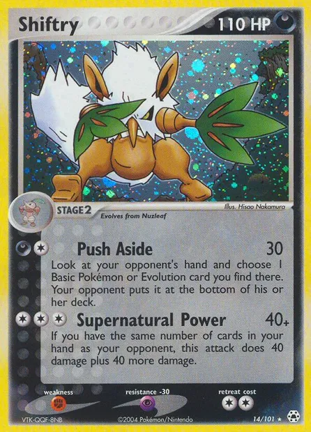 Shiftry, Pokémon card HL 14 — Hidden Legends set