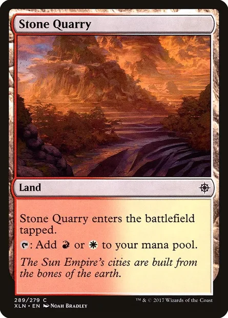 Stone Quarry, Magic card XLN 289 — Ixalan set