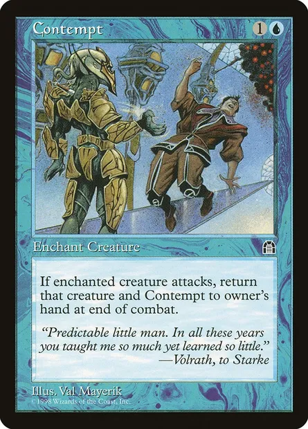 Contempt, Magic card STH 27 — Stronghold set