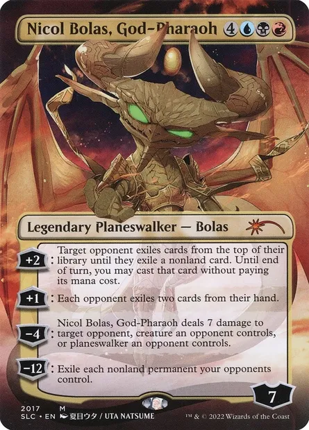 Nicol Bolas, Dieu-Pharaon, carte Magic SLC 2017 — extension Secret Lair Countdown