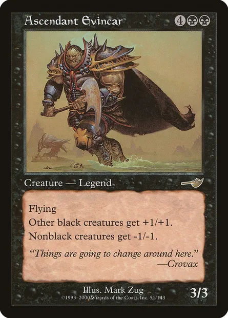 Ascendant Evincar, Magic card NEM 51 — Nemesis set