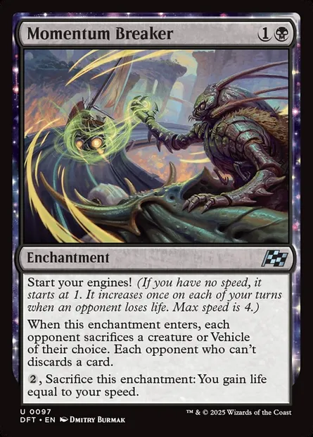 Momentum Breaker, Magic card DFT 97 — Aetherdrift set