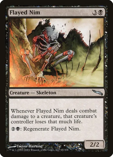 Flayed Nim, Magic card MRD 65 — Mirrodin set