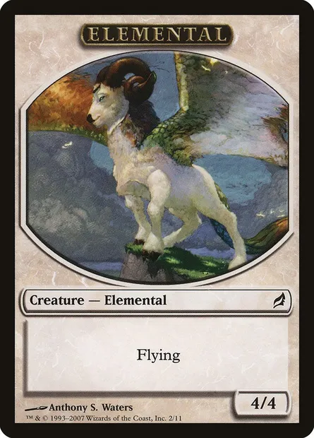 Elemental, Magic card TLRW 2 — Lorwyn Tokens set