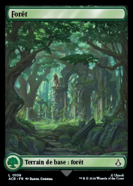 Forêt, carte Magic ACR 109 — extension Assassin's Creed