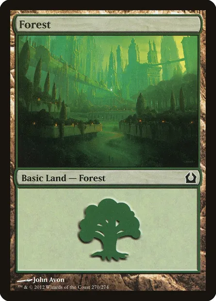Forest, Magic card RTR 270 — Return to Ravnica set