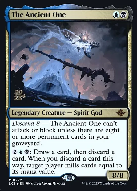 The Ancient One, Magic card PLCI 222s — The Lost Caverns of Ixalan Promos set
