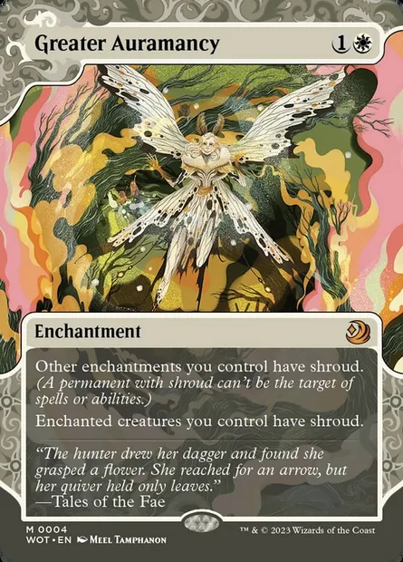 Greater Auramancy, Magic card WOT 4 — Wilds of Eldraine: Enchanting Tales set