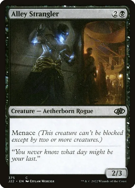 Alley Strangler, Magic card J22 375 — Jumpstart 2022 set